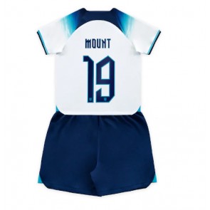 Engleska Mason Mount #19 Domaci Dres za Dječji SP 2022 Kratak Rukavima (+ kratke hlače)